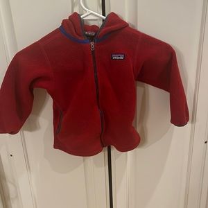 Patagonia 3t red fleece jacket